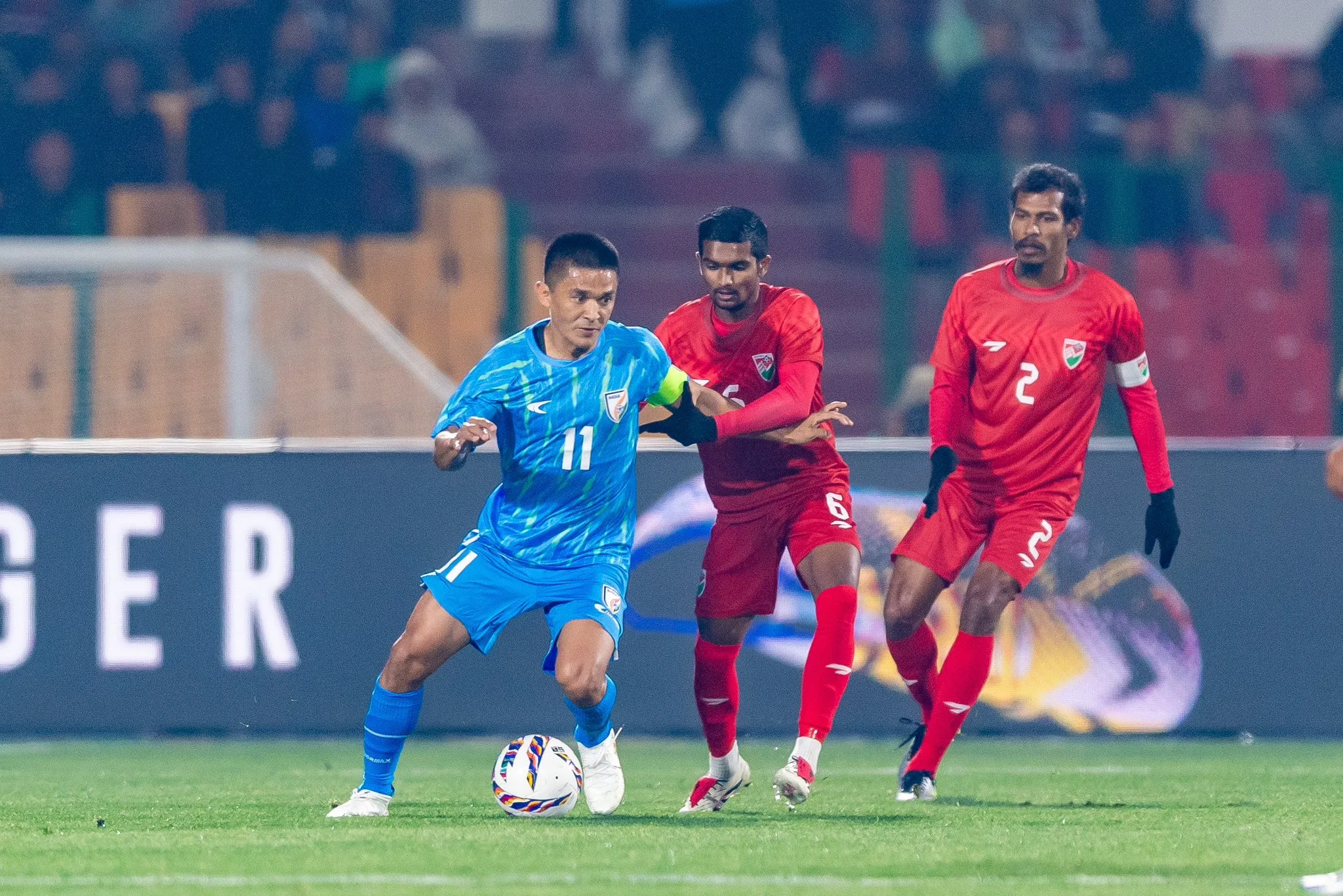 Sunil Chhetri Scores 95th Goal as India Dominate Maldives in 3-0 Win