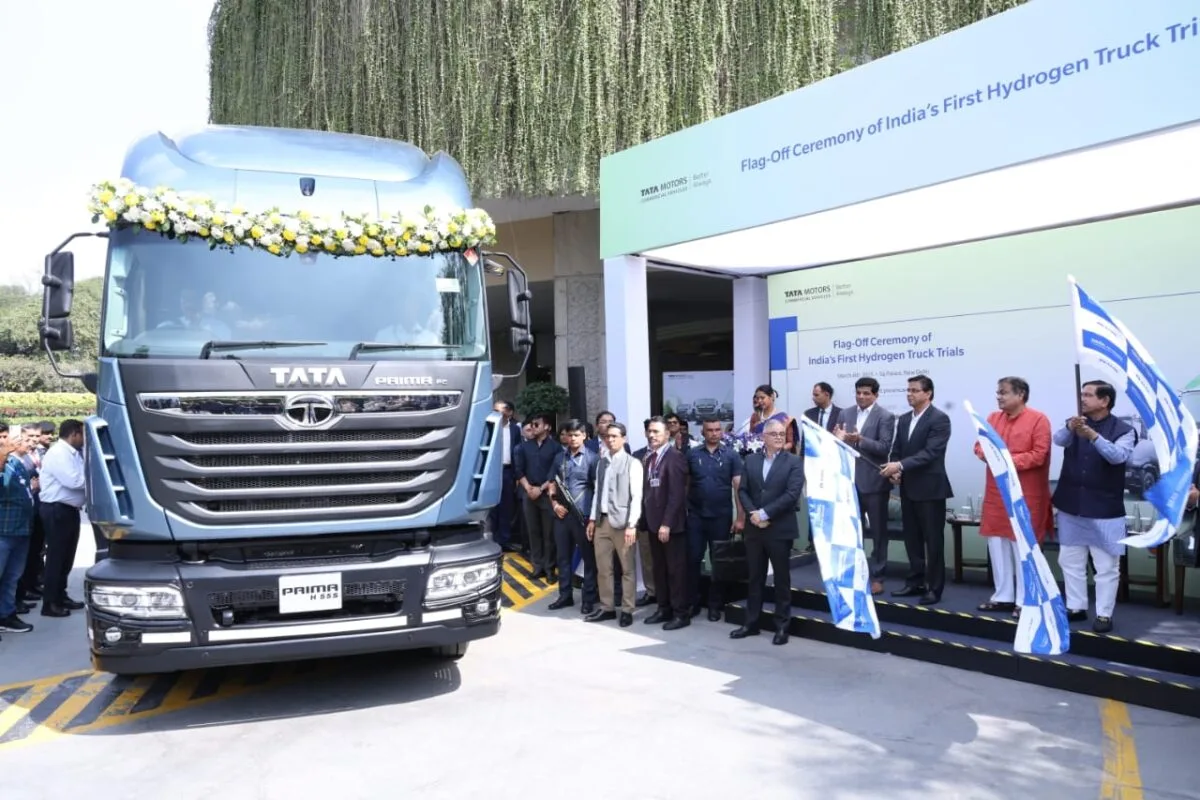 Tata Motors Pioneers Sustainable Transport with Hydrogen-Powered Trucks