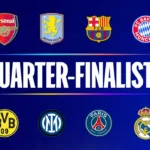 Champions League 2024/25 Quarter-Final Ties Set: Arsenal vs Real Madrid, Bayern vs Inter Headline Exciting Clashes