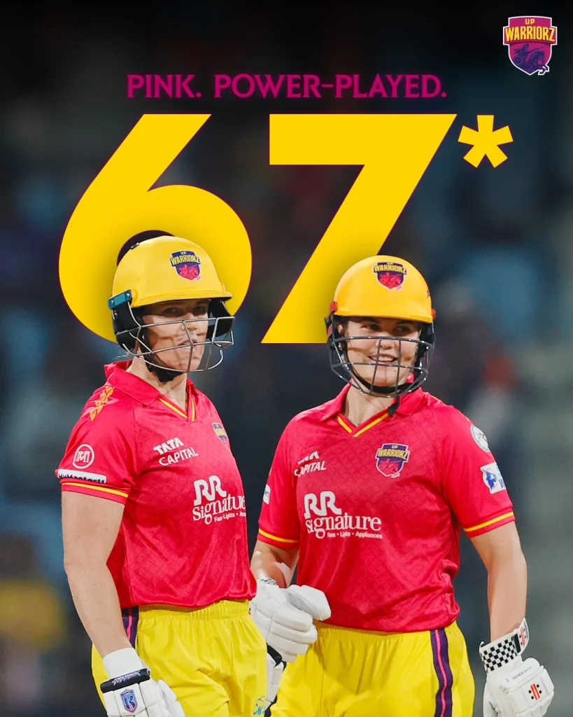 WPL 2025: Voll's Unbeaten 99* Guides UP Warriorz to Thrilling Victory Despite Late Rana Scare 4 Voll and Harris 1 WPL 2025: Voll's Unbeaten 99* Guides UP Warriorz to Thrilling Victory Despite Late Rana Scare