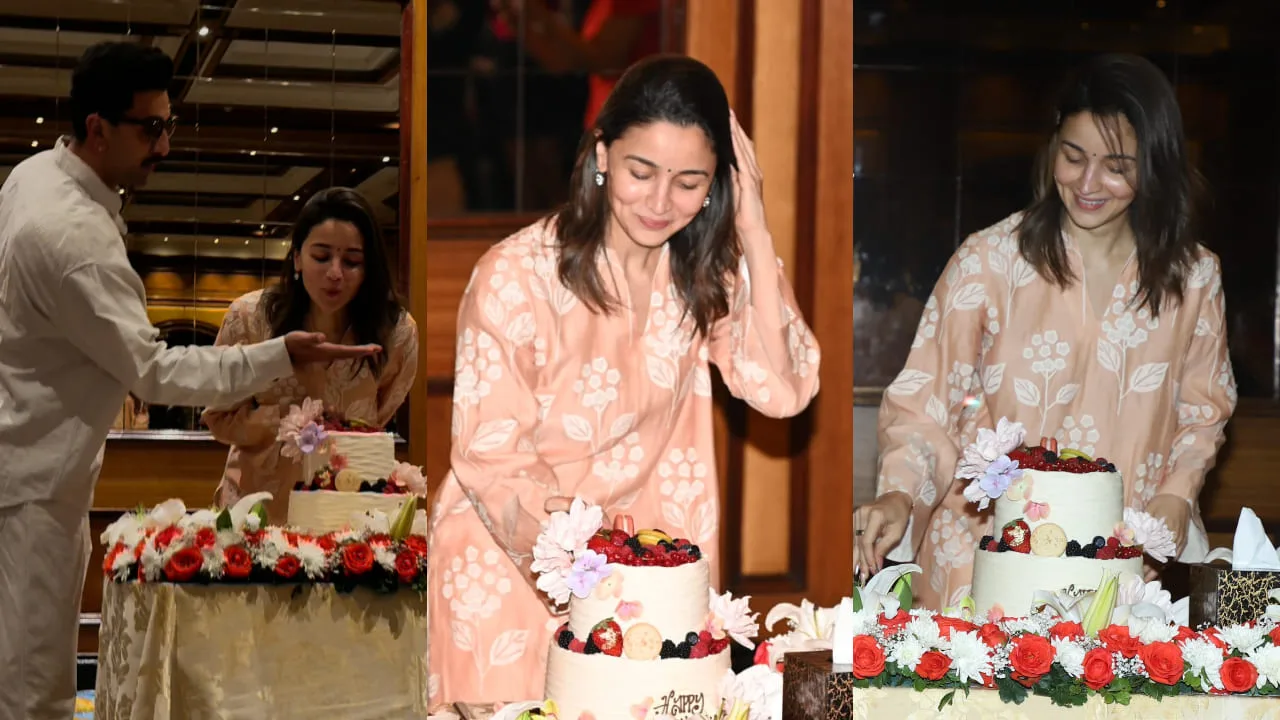 Alia Bhatt Birthday Ensemble: Cutest Actress Appears in Peach Perfection Ethnic Masterpiece