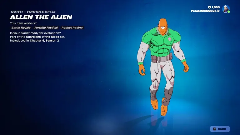 Allen The Alien Invades Free In Fortnite: How to Get This Invincible Hero Skin in 2025