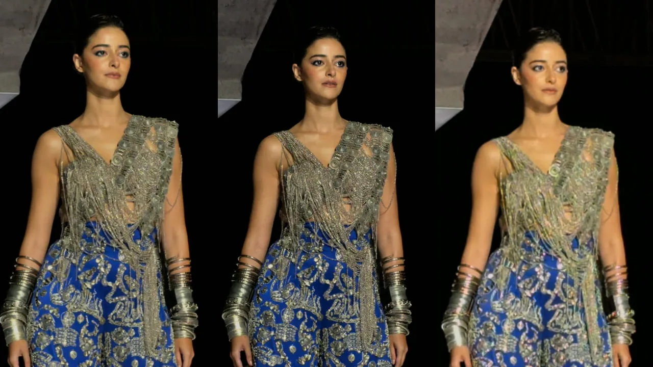 Ananya Panday Stuns in Anamika Khanna’s Tribal-Chic Ensemble at Lakmé Fashion Week 2025