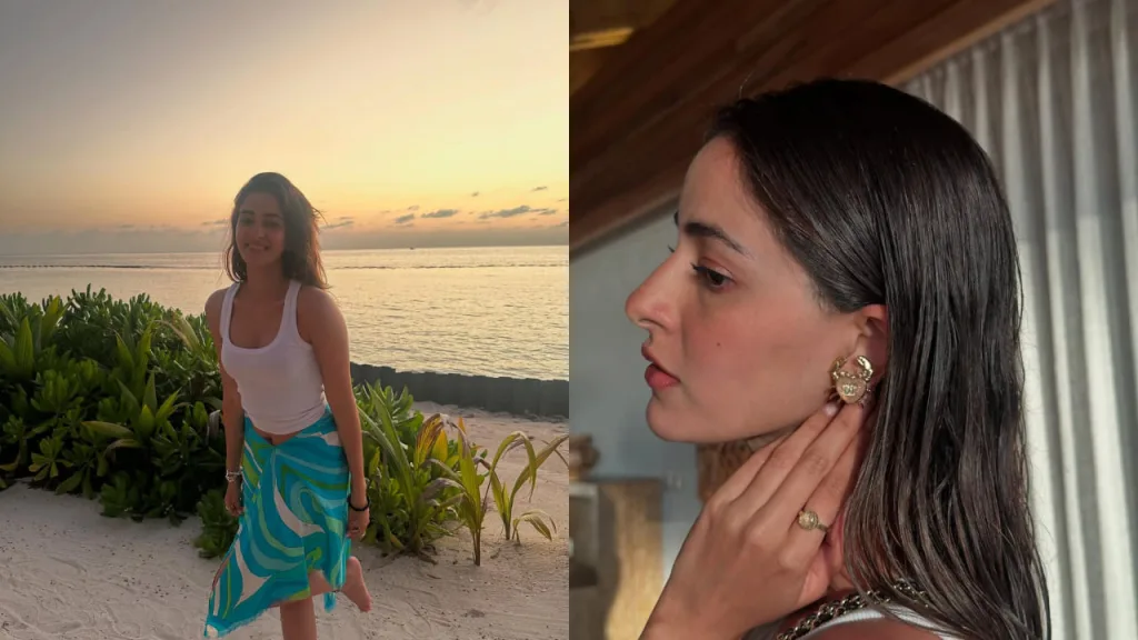 anyya 1 Ananya Panday Beach Chic: Hot Bikini Looks Along With Luxury, and ₹1 Lakh Chanel Earrings