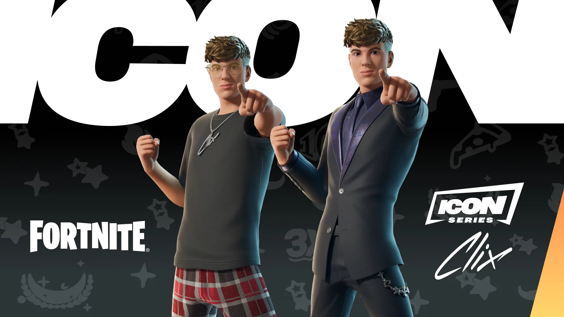Fortnite Icon Series: Clix and Sparx Arrive in Epic Style