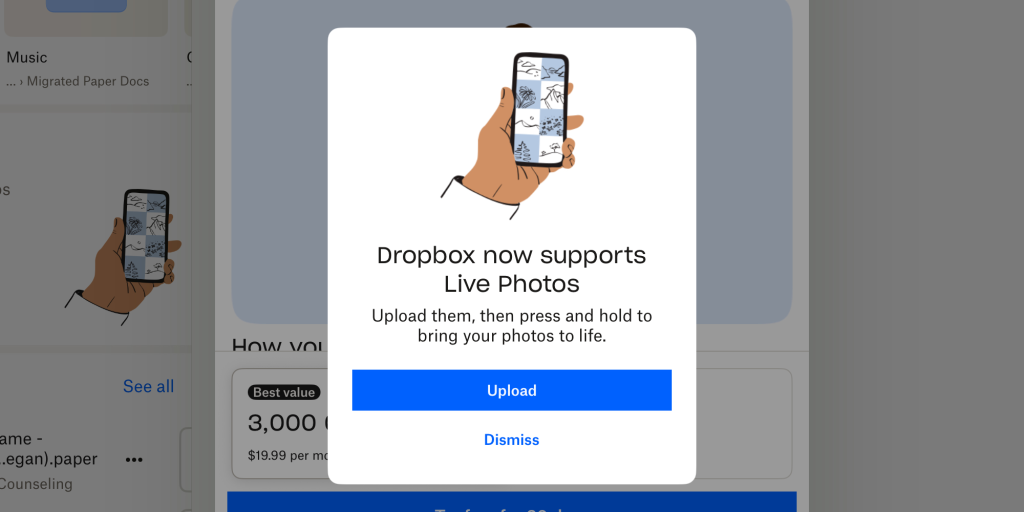 dropbox live photos Dropbox Finally Supports Live Photos—10 Years After Apple Introduced Them!