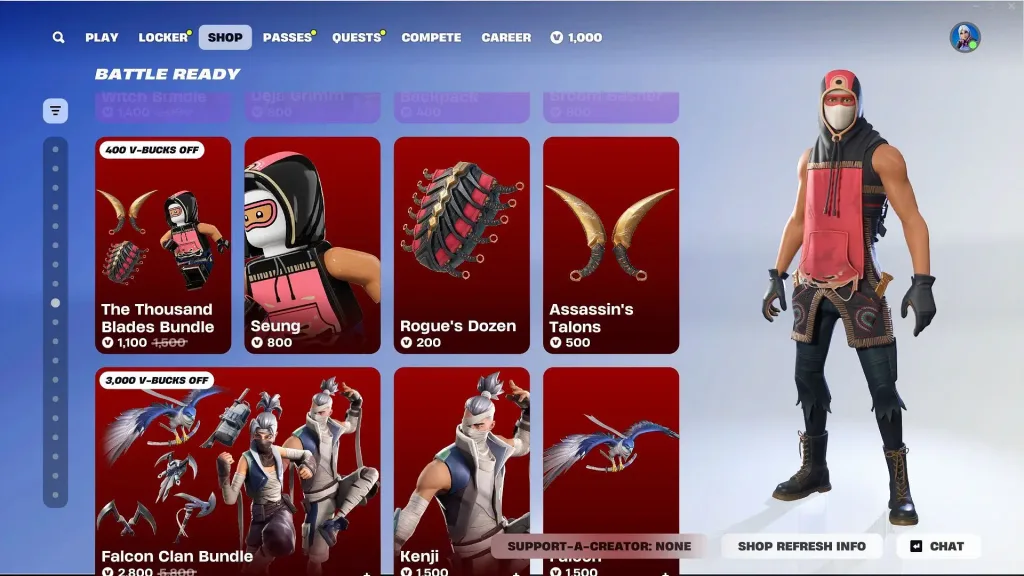 Fortnite Thousand Blades Warrior: Mastering the Seung Skin 1 Fortnite