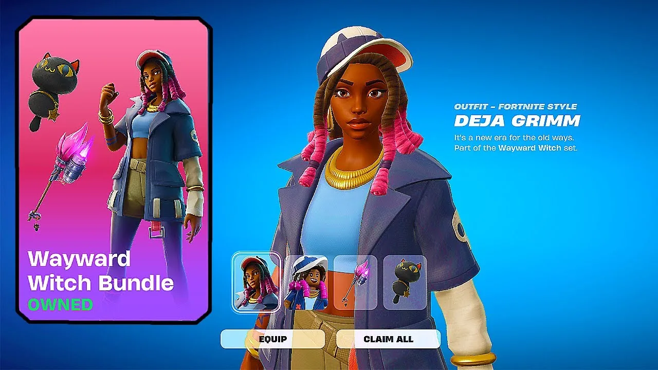 Deja Grimm in Fortnite: Unleash the Wayward Witch’s Magical Mayhem