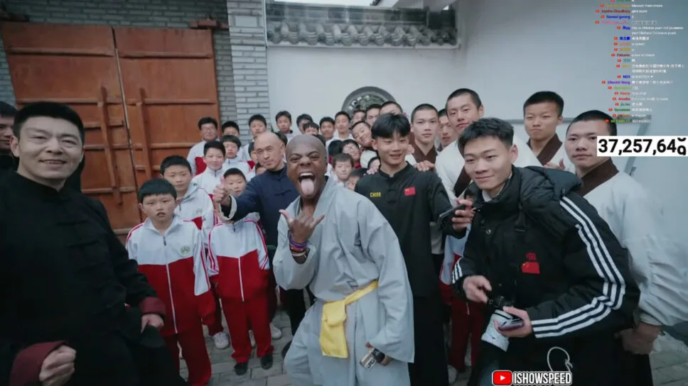 ishhsh 2 IShowSpeed Shaolin Surprise: Streaming Star's Hilarious Monk Training Breaks the Internet