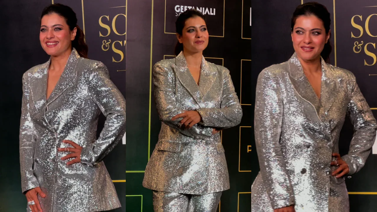 Kajol Dazzles in Sequin Pantsuit: Redefining Red Carpet Glamour at Awards 2025