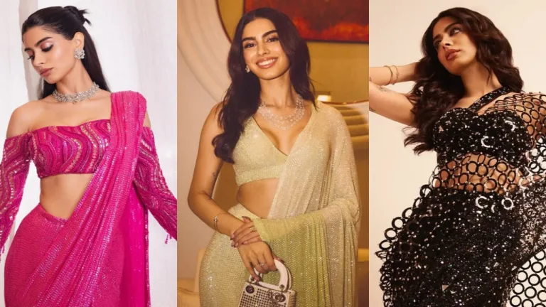 Khushi Kapoor Saree Revolution: 3 Jaw-Dropping Looks That Redefine Gen-Z Glamour