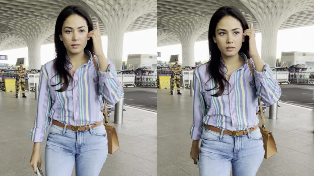 miraraj 2 Mira Rajput Kapoor Airport Chic: Redefining Menswear with a Rs 18k Ralph Lauren Shirt