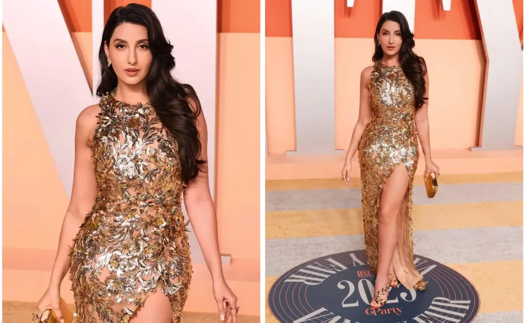 norass 2 Nora Fatehi NYC Style: Mastering the Barbiecore Trend with Oscar De La Renta