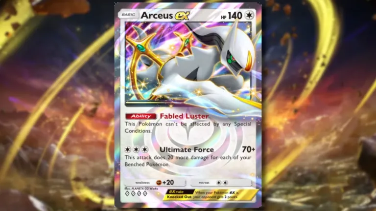 Dominate the Battlefield: Mastering the Arceus ex Deck in Pokemon TCG Pocket