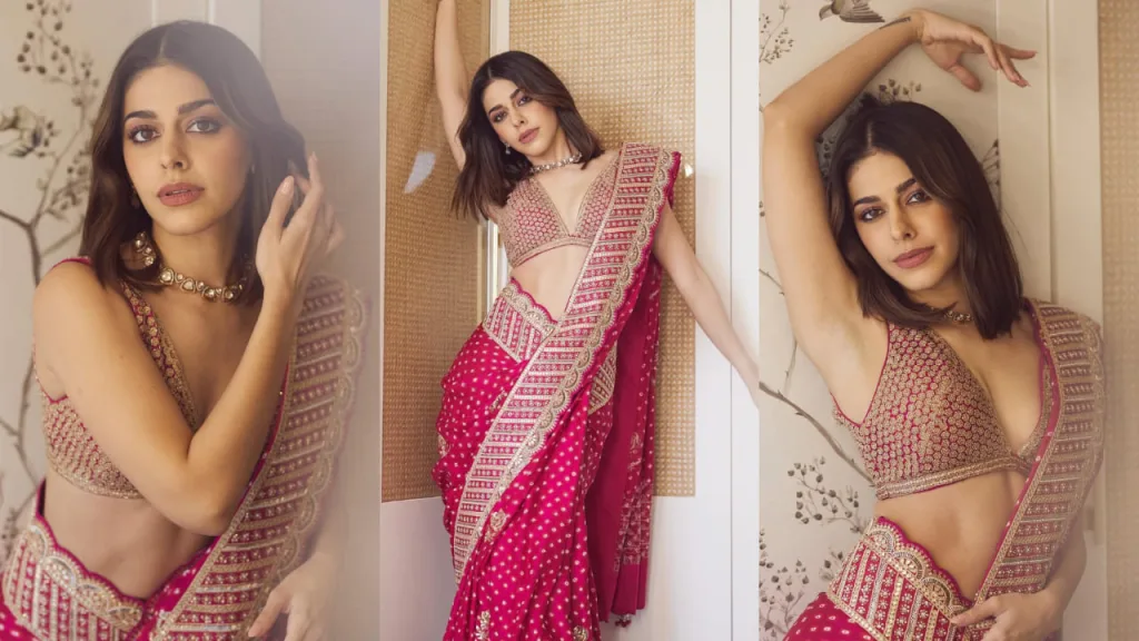Gulabi Saree Showdown: Sara Tendulkar and Alaya F’s Pink Perfection 2 sarrasst 2 Gulabi Saree Showdown: Sara Tendulkar and Alaya F’s Pink Perfection