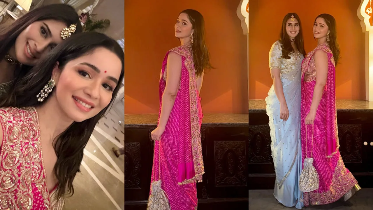 Gulabi Saree Showdown: Sara Tendulkar and Alaya F’s Pink Perfection