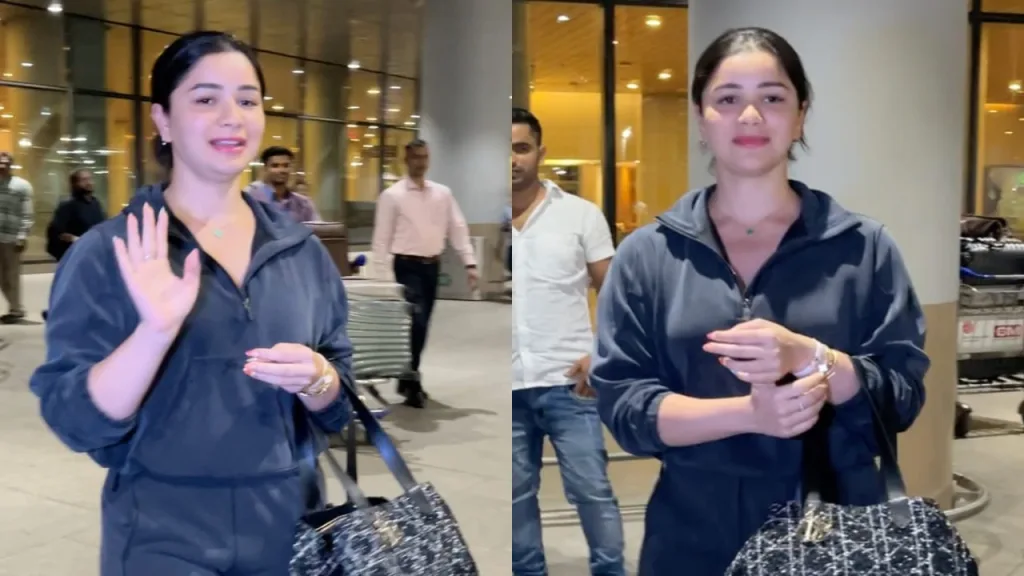 sarrassts 2 Sara Tendulkar Airport Chic: Rs 3 Lakh Dior Bag Steals the Show in Comfy Tracksuit Look
