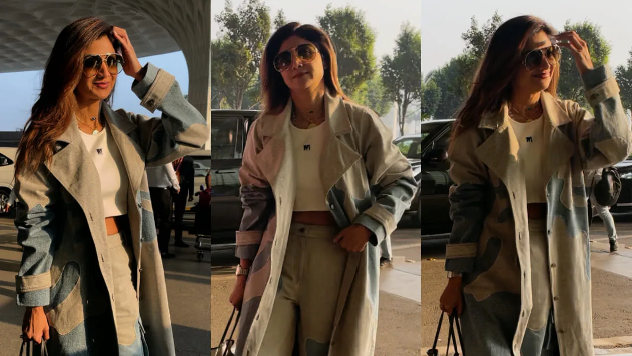 Shilpa Shetty Airport Chic: Decoding Her ₹46.6k Gen-Z Inspired Look