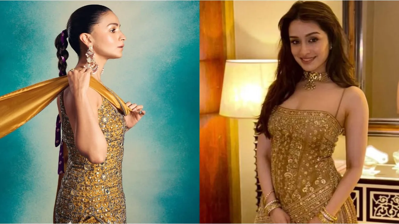 Bollywood Yellow Sharara Showdown: Alia Bhatt and Shraddha Kapoor’s Ethnic Elegance