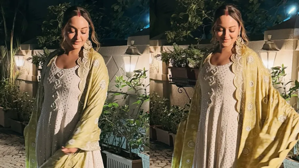 sonakaja 2 Sonakshi Sinha: The Epitome of Ethnic Glamour in ₹1,65,000 Anarkali