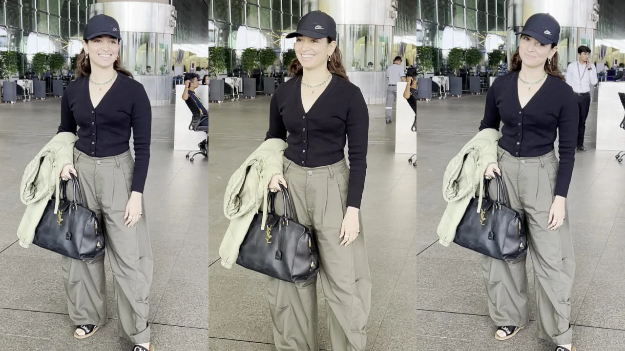 Tamannaah Bhatia Airport Style 2025: Decoding the Bollywood Diva’s Luxe-Casual Look