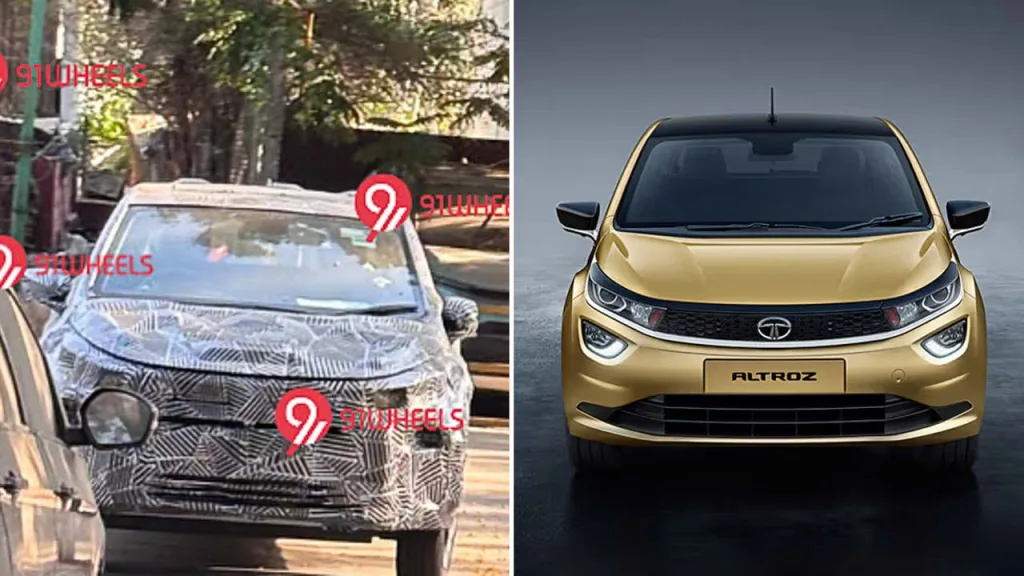 tata altroz 1 2025 Tata Altroz Facelift Spotted Again – New Design, More Features & Tech!