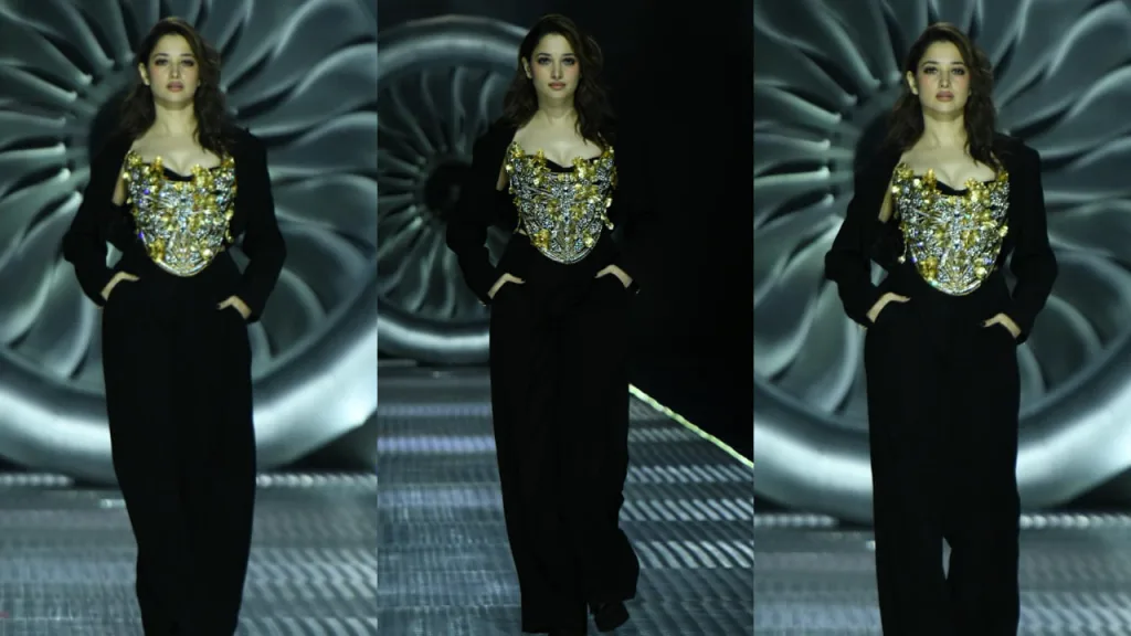 Tamannaah Bhatia Stuns in Falguni Shane Peacock's Embellished Corset at Lakme Fashion Week 2025 2 ttams 2 Tamannaah Bhatia Stuns in Falguni Shane Peacock's Embellished Corset at Lakme Fashion Week 2025