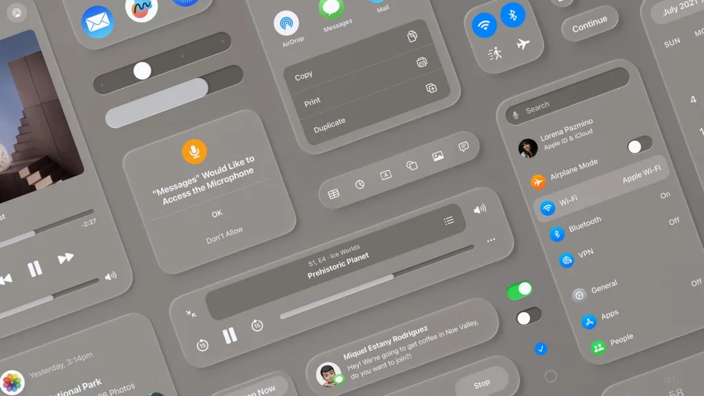 visionOS design iOS 19 Redesign: Apple’s Biggest UI Overhaul Since iOS 7?