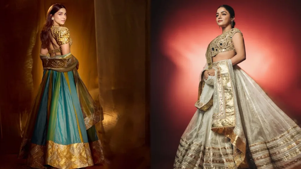 Bollywood Lehenga Royalty: Sharvari Wagh and Wamiqa Gabbi’s Diwali Fashion Face-Off 1 Bollywood