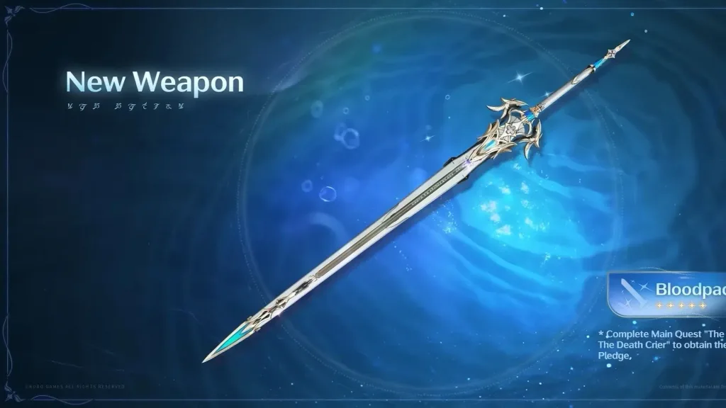Wuthering Waves 2.2: Unlocking the Bloodpact’s Pledge Weapon 1 Wuthering Waves