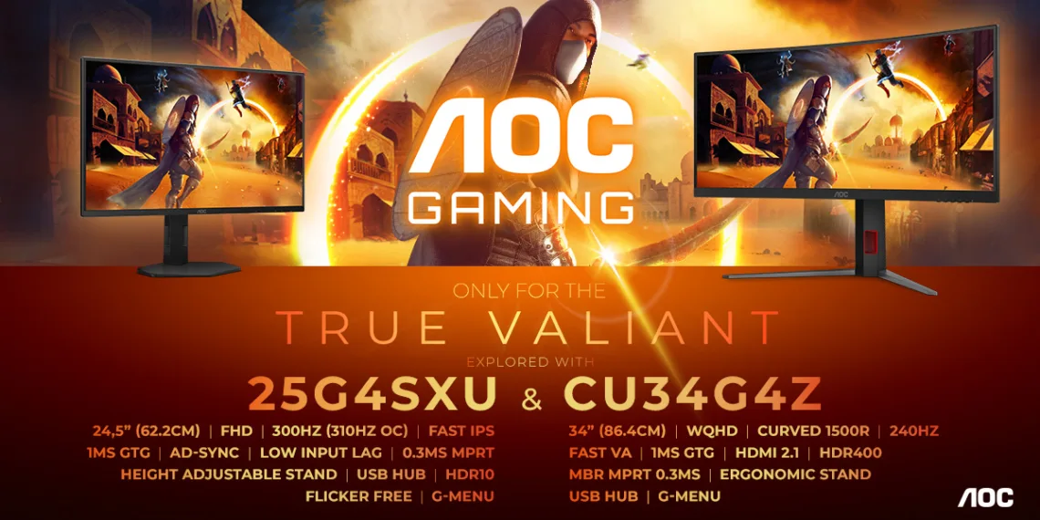 AOC’s Budget Gaming Monitors: Unleash Competitive Gaming Performance