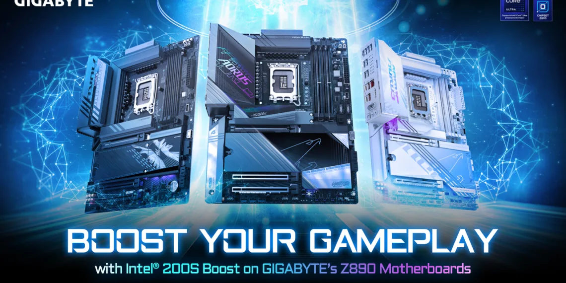Supercharge Your Gaming Performance with Intel 200S Boost on GIGABYTE’s Z890 Motherboards