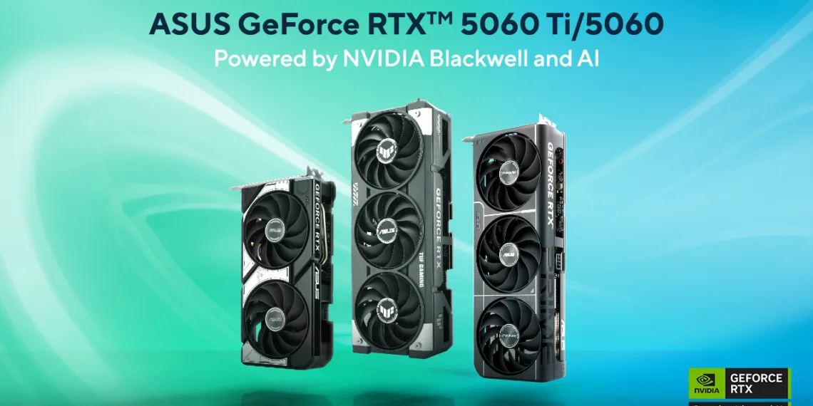 ASUS Unveils RTX 5060 Series: Blackwell Power Meets Versatile Design for Every PC Gamer