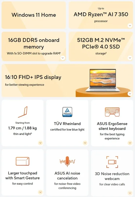 ASUS Launches AI-Powered Zenbook S16 and Vivobook 16 in India