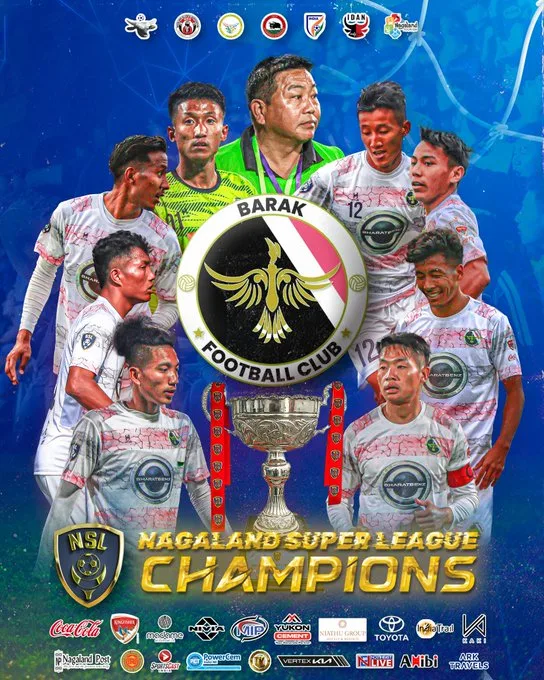 Barak FC Crowned Inaugural Nagaland Super League Champions After 3-1 Win Over Longterok FC