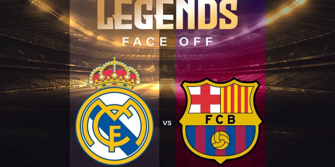 Barcelona Legends vs Real Madrid Legends 2025 Match Highlights As Real beat Barca 2-0!
