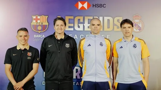 Barcelona Legends vs Real Madrid Legends Barcelona Legends vs Real Madrid Legends 2025 Match Highlights as Real beat Barca 2-0!
