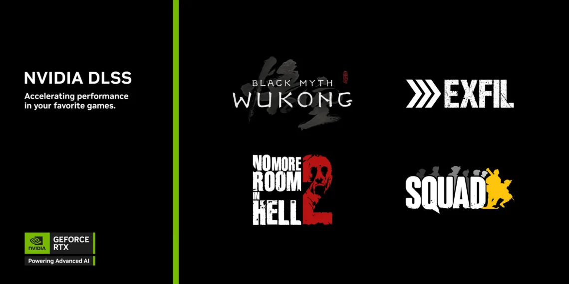 DLSS 4 Now in Black Myth: Wukong, EXFIL, No More Room In Hell 2 & SQUAD, & More