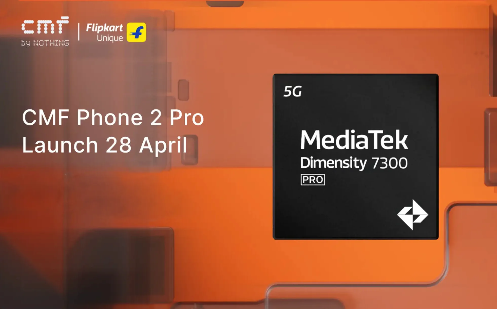 CMF Phone 2 Pro to Launch April 28 with Dimensity 7300 Pro