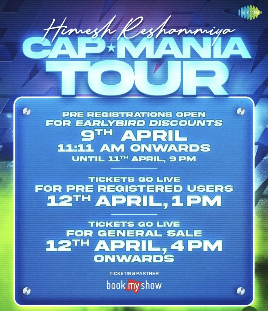 Cap Mania Tour Himesh Reshammiya's Cap Mania Tour Set to Rock India: Dates, Tickets & What to Expect