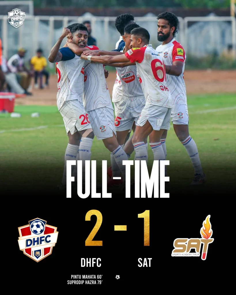 DHFC vs SAT Diamond Harbour FC Remain Unbeaten and Earn Historic Promotion to I-League 2025-26 with Two Games to Spare