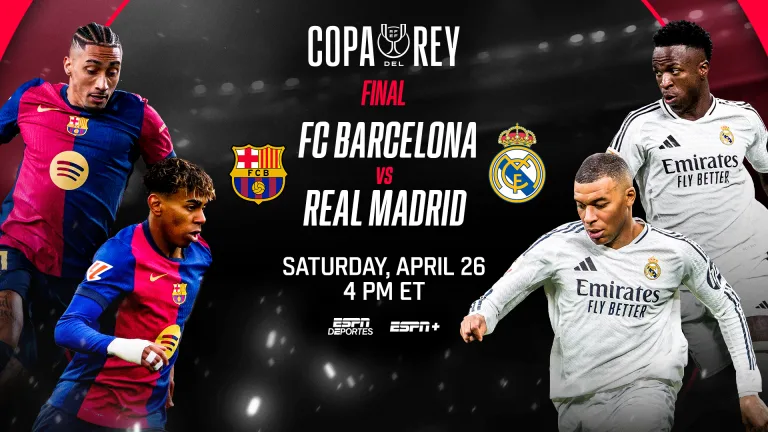 Barcelona vs Real Madrid: Where to Watch Copa del Rey 2025 Final
