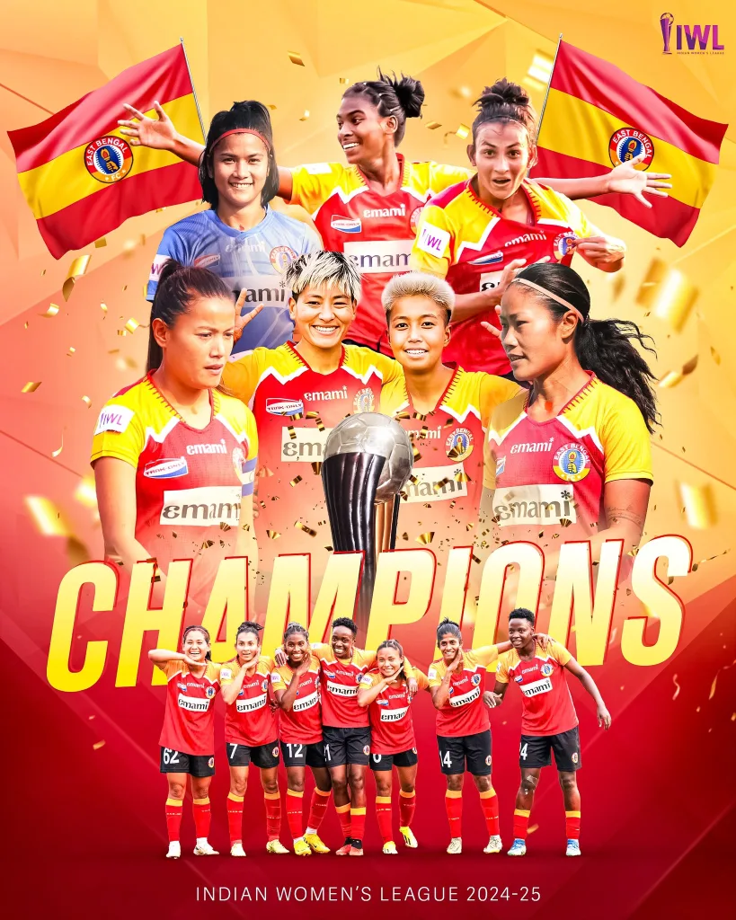 East Bengal Women East Bengal Women Defeat Reigning Champions Odisha to End 21-Year Wait and Clinch Historic IWL Title