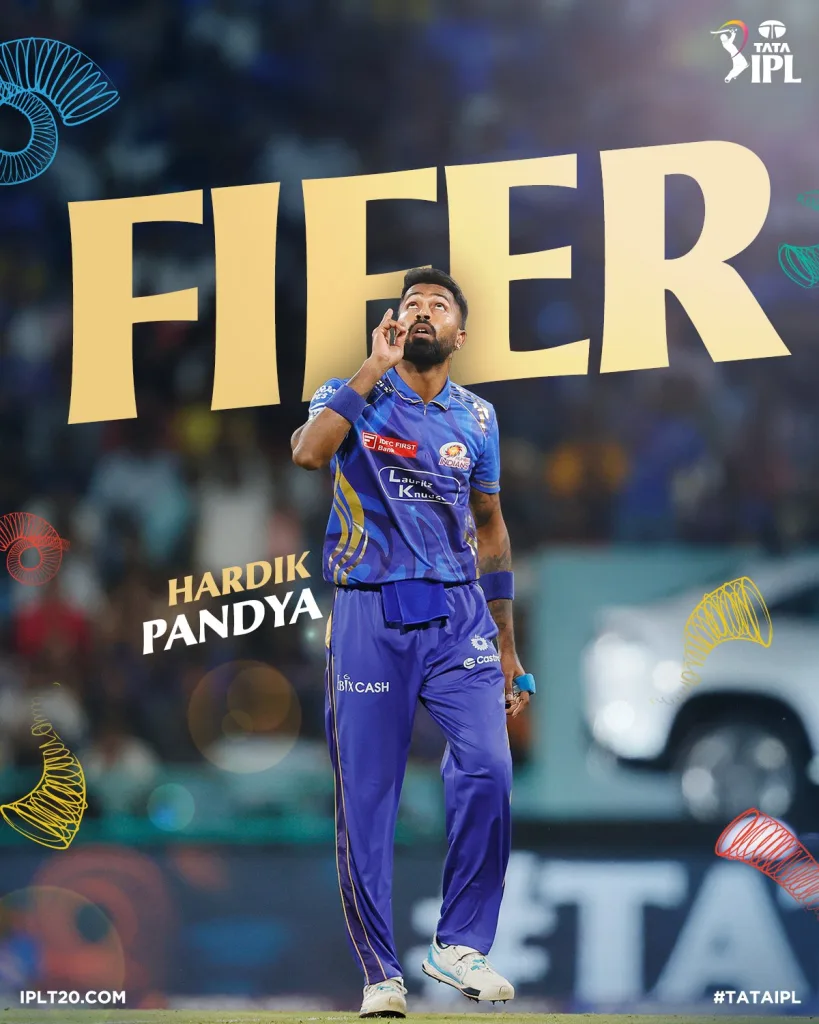 Hardik Pandya IPL 2025: LSG Edge MI in Thriller as Marsh, Markram Shine and Avesh Holds Nerve at Death