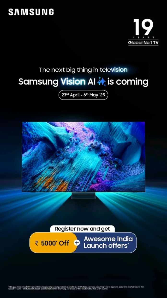 Image_Samsung Vision AI Samsung's Vision AI TVs Are Here to Revolutionize Your Living Room: Early Birds Get a ₹5000 Discount!