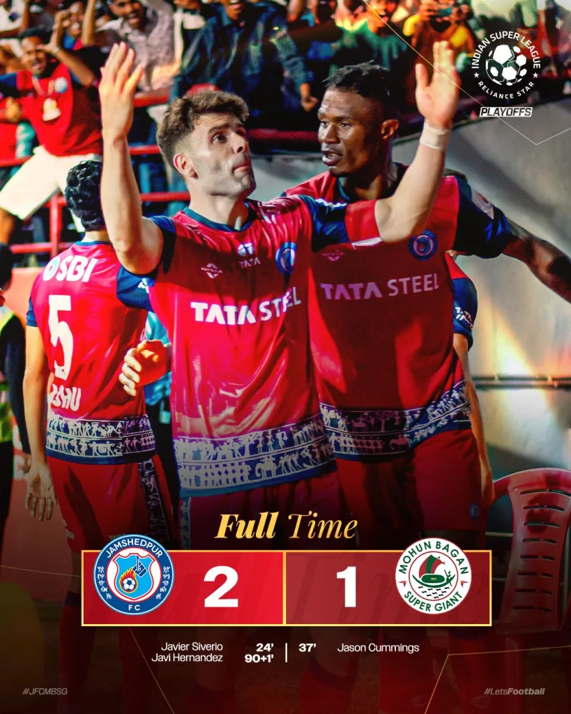 Jamshedpur FC vs Mohun Bagan SG 1 ISL 2024-25: Javi Hernandez's Late Heroics Hand Jamshedpur FC Crucial First-Leg Edge Over Mohun Bagan Super Giant