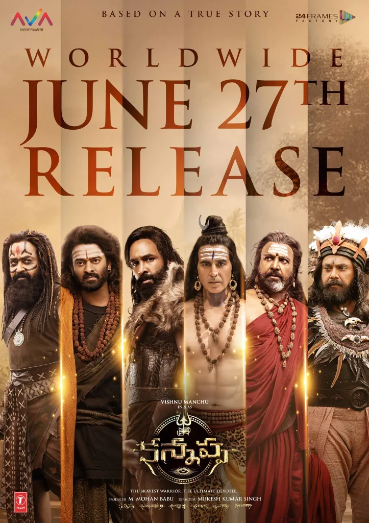 Kannappa Release Date Kannappa Release Date Announced: Vishnu Manchu’s Grand Mythological Drama With Prabhas, Akshay Kumar, Mohanlal To Arrive In June 2025
