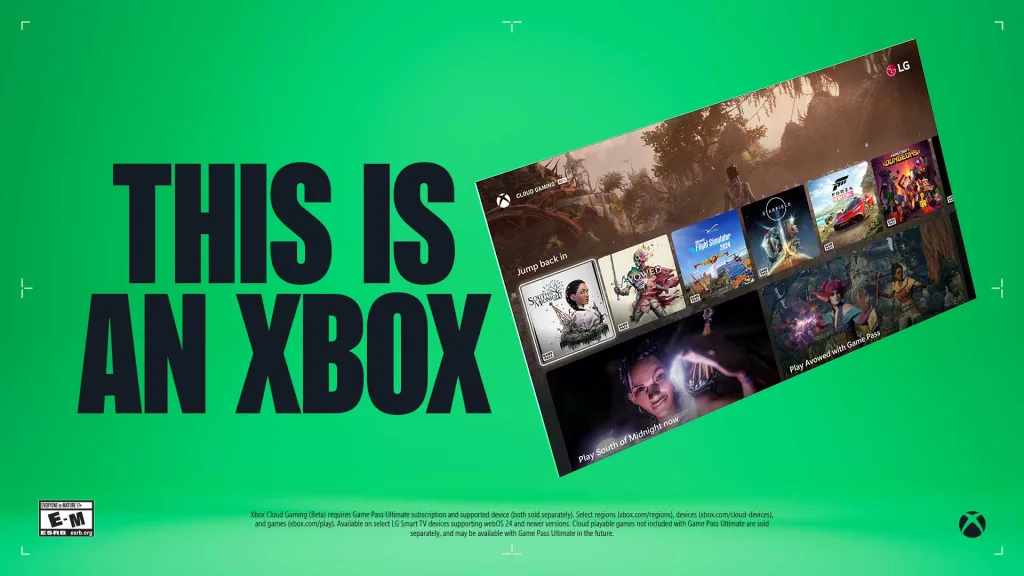 LG Adds Xbox App to Smart TVs with Game Pass Ultimate Access 1 Xbox App