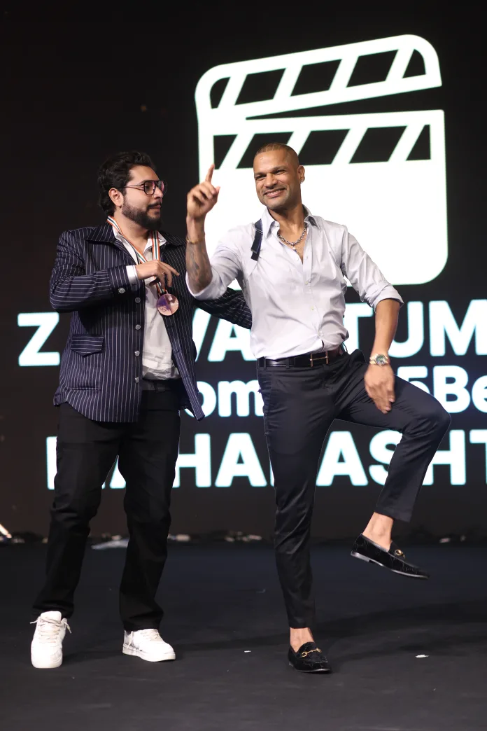 NGP_2608 Shikhar Dhawan Honours The Winners At National Poker Series India’s Award Ceremony ‘Night of Glory’