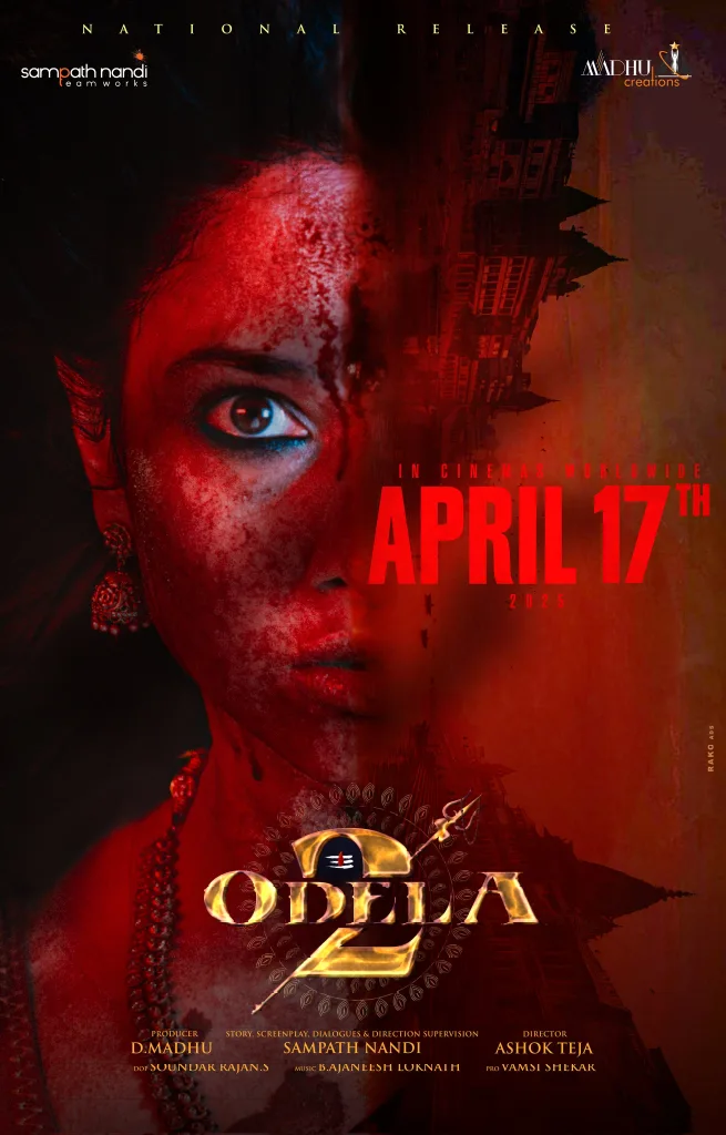 Odela 2 Trailer: Tamannaah Transforms into Fierce Saadhavi in Supernatural Battle Against Evil 6 Odela 2 2 Odela 2 Trailer: Tamannaah Transforms into Fierce Saadhavi in Supernatural Battle Against Evil
